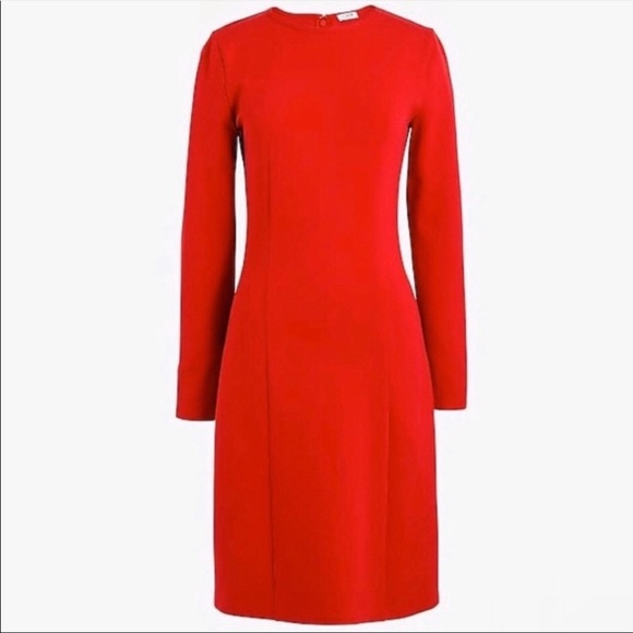 J. Crew Factory Dresses & Skirts - J. Crew Ponte Sheath Dress in Red